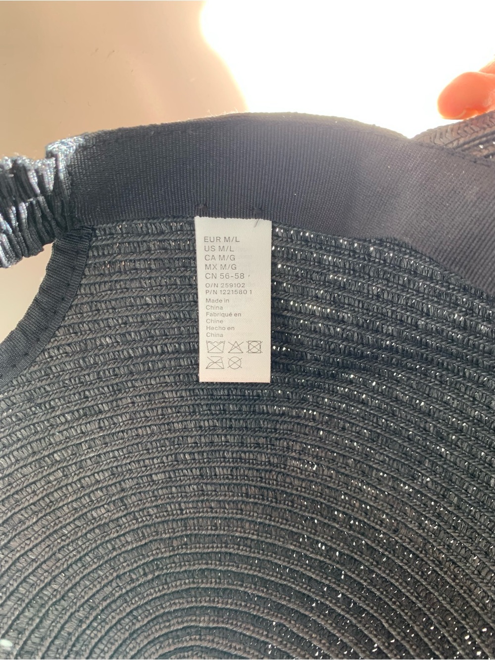 COS Raffia Woven Sun Cap - Picture 8 of 8